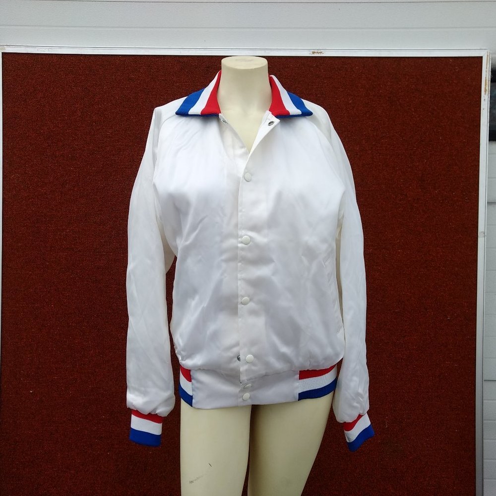 VIntage Artex USA Olympic White Windbreaker Size M